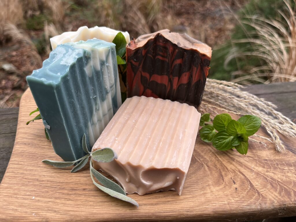 Homemade soap bars
